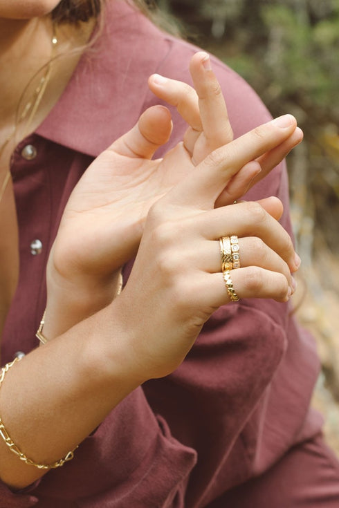 SHINE FOR ETERNITY RING GOUD